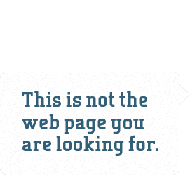 404 | “This is not the web page you are looking for”